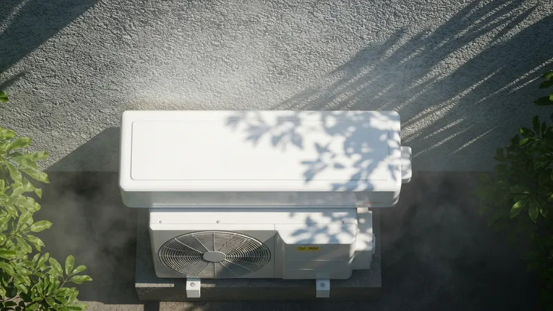 Schéma explicatif du circuit frigorifique d'un climatiseur